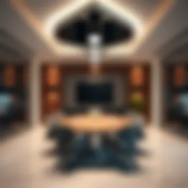 Meeting Room Interior at Al Hail Business Centre Interior design of a meeting room at Al Hail Business Centre