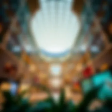 Stunning architectural view of Al Maryah Mall