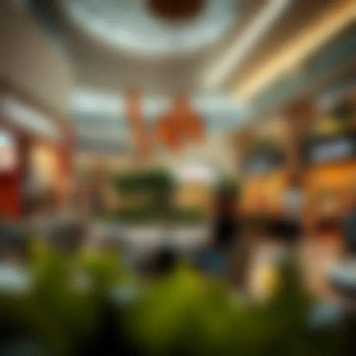 Diverse dining options within Al Maryah Mall