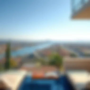 Stunning Panoramic Views of a Vibrant Locale Panoramic view of Studio City and its surroundings