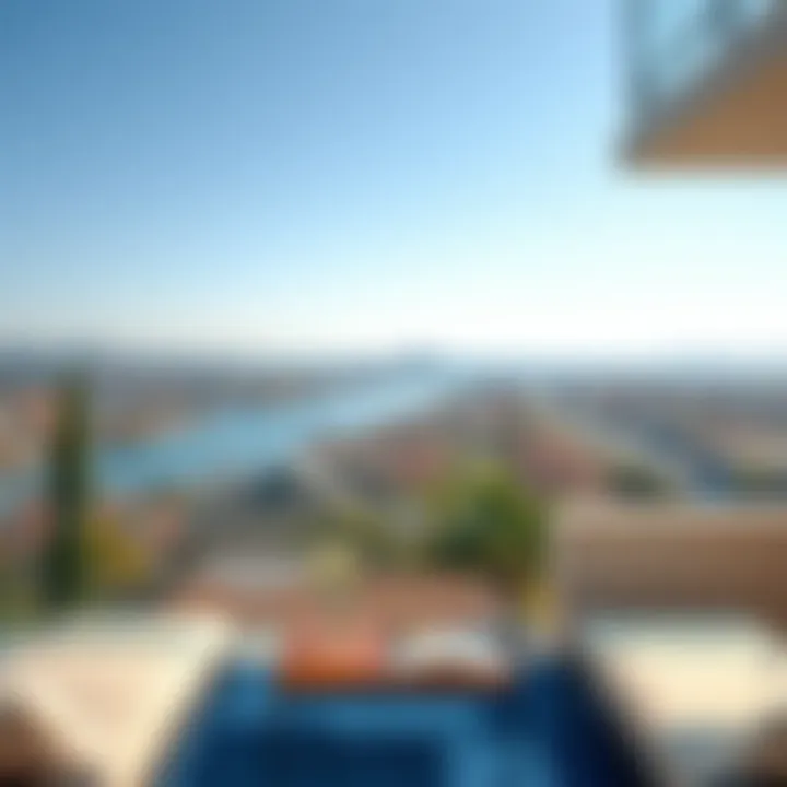 Stunning Panoramic Views of a Vibrant Locale Panoramic view of Studio City and its surroundings