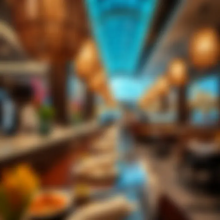 Diverse array of international cuisine