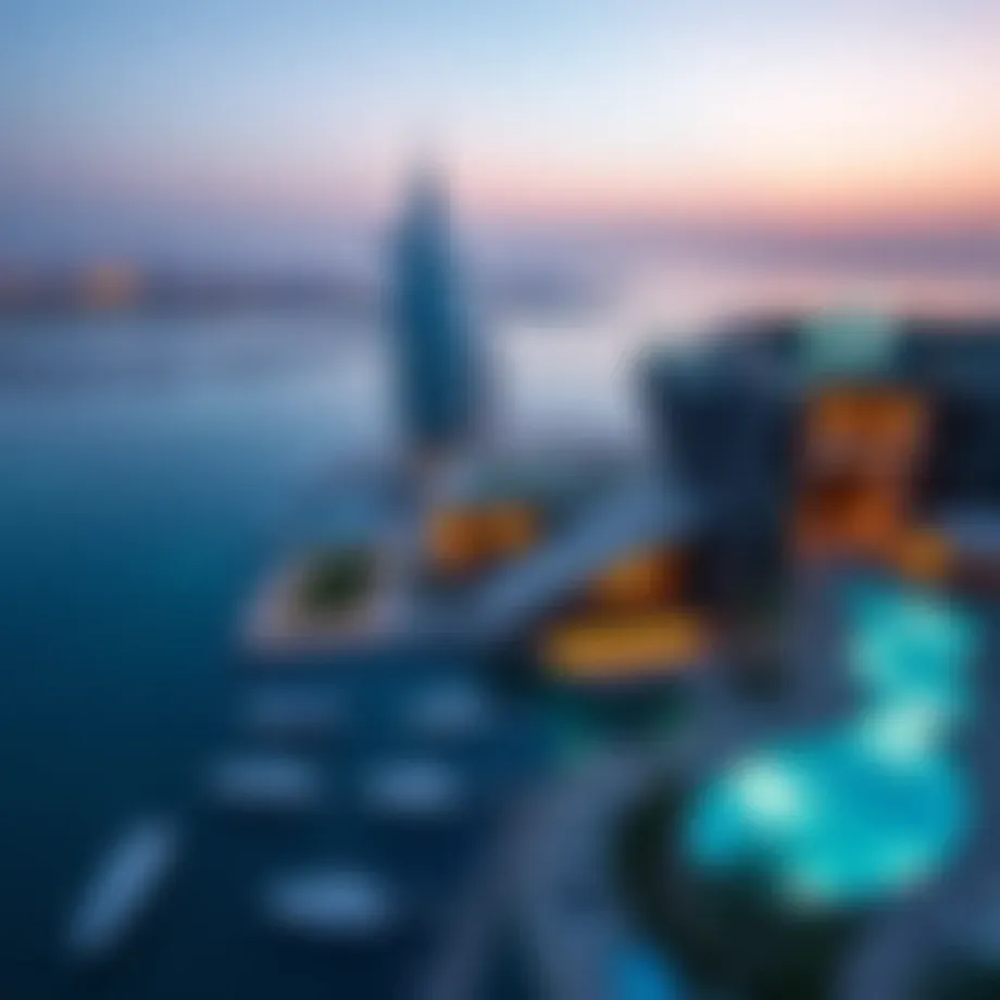 Panoramic view of Blue Water Residence