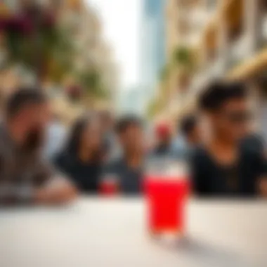 Vibrant community life in Boulevard Central captured during a local event