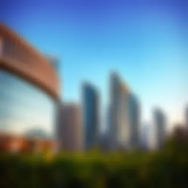 Stunning skyline view of Boulevard Central showcasing modern architecture