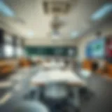 Innovative Learning Environment in Dubai A classroom equipped with modern educational tools