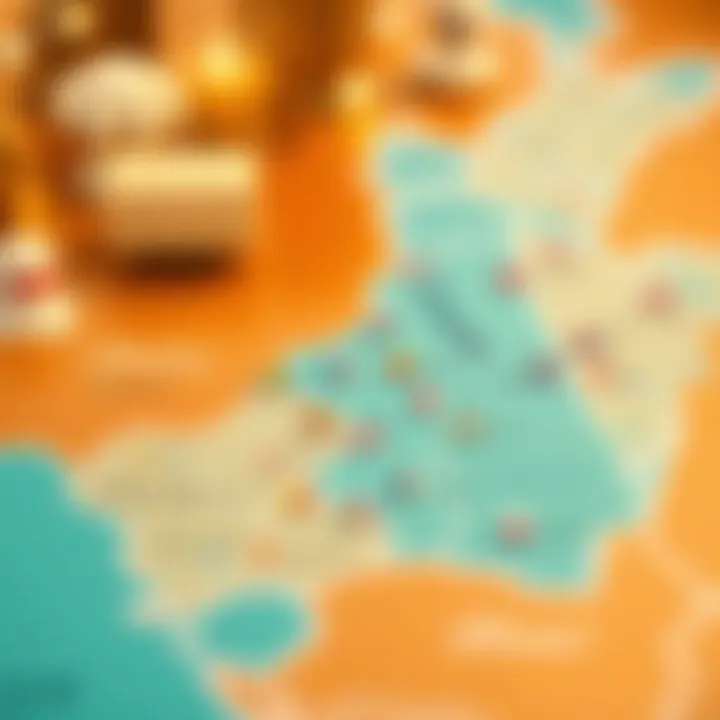 Geographical Spread of British Curriculum Institutions Map highlighting various British curriculum schools in Dubai