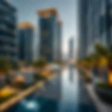 Luxury residential developments within the CBD landscape.