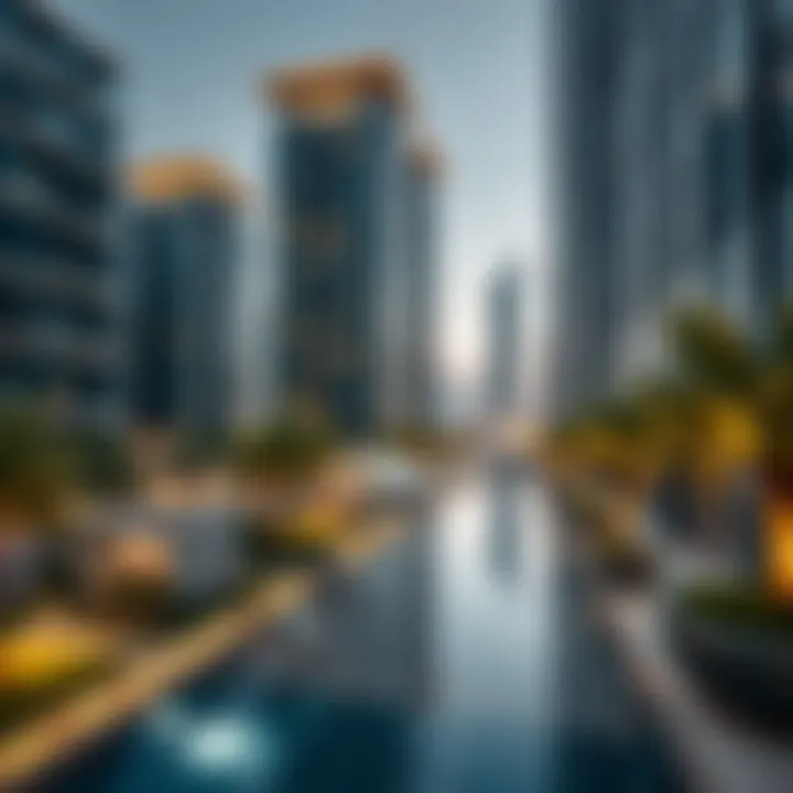 Luxury residential developments within the CBD landscape.