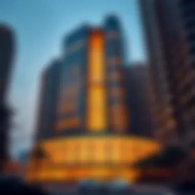 Modern Architectural Marvel in Deira Exterior view of Centurion Star Tower showcasing modern architecture