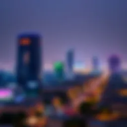 Vibrant cityscape view of Al Nahda, Dubai