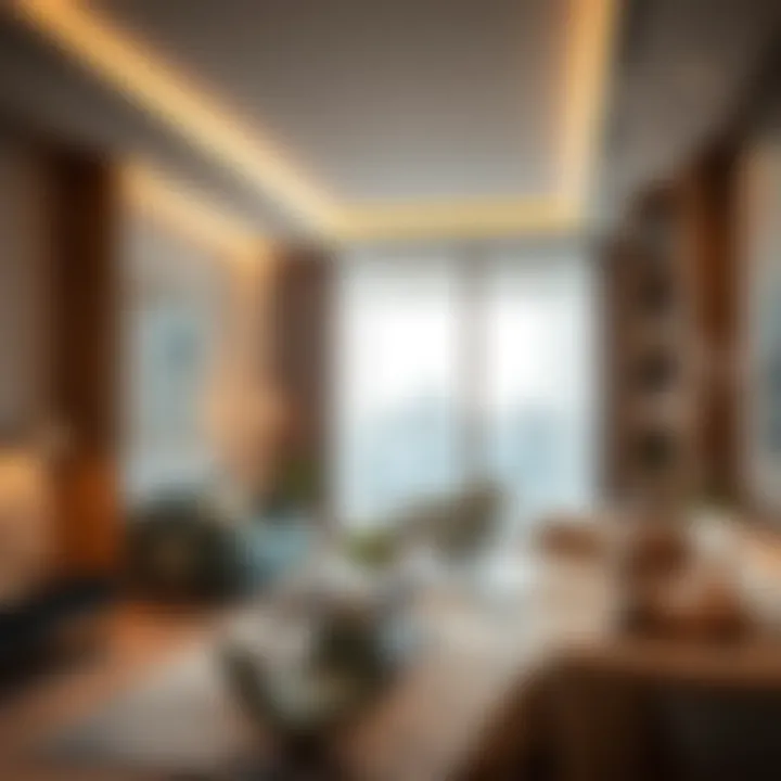 Stylish Apartment Interiors in Al Nahda Modern apartment interiors showcasing style and comfort