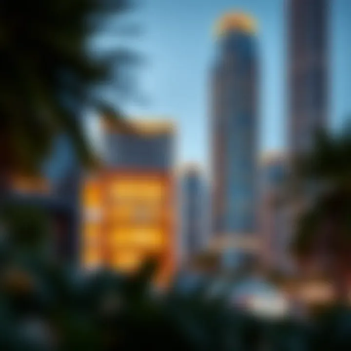 Architectural Rendering of Creek Tower Architectural rendering of the completed Creek Tower