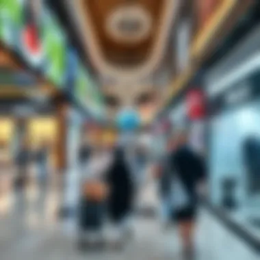 Diverse Retail Offerings in Damac Mall Vibrant shopping area in Damac Mall filled with diverse retail options