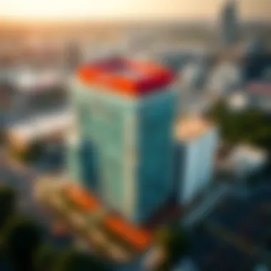 Dmaxx Properties Building Overview Aerial view of a Dmaxx Properties building