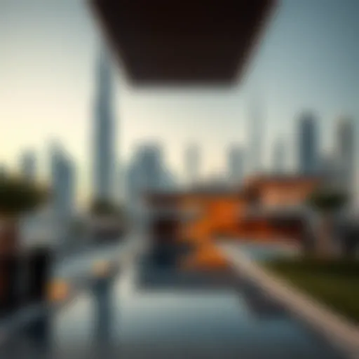 Modern Dubai skyline emphasizing luxury real estate