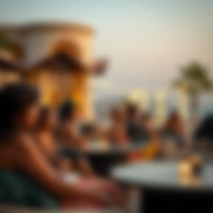 Vibrant community life showcased at Elie Saab Emaar Beachfront, illustrating lifestyle offerings
