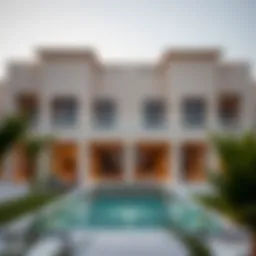 Stunning architectural design of Emaar South Fairway Villas showcasing modern luxury.