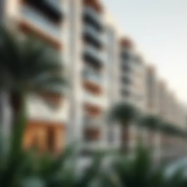 Exterior view of Equiti Apartments showcasing modern architecture