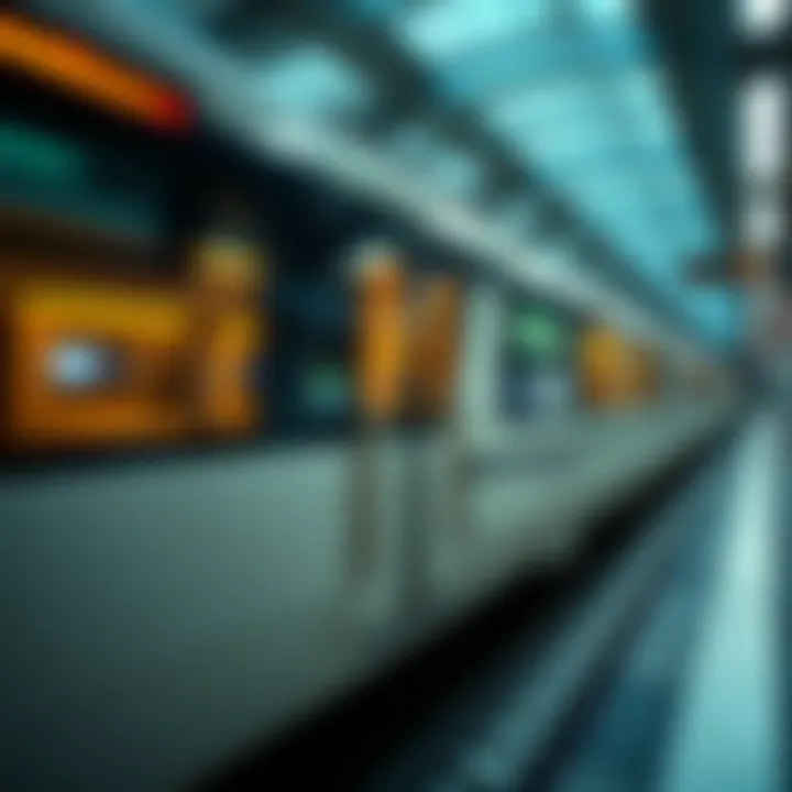 Modern train of Etihad Railways in motion, symbolizing progress in transportation.