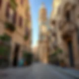 Streets of European Inspiration in Dubai Charming streets reminiscent of European cities