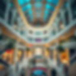 A panoramic view of Circle Mall showcasing its architectural design