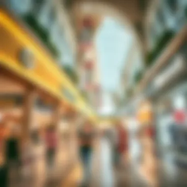 Interior shot highlighting the retail diversity within Circle Mall