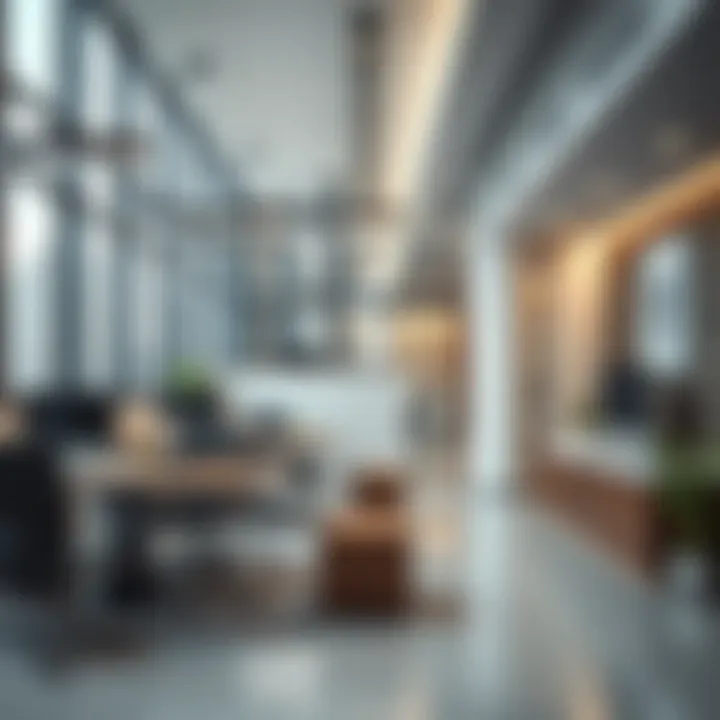 Modern Office Space and Real Estate Investments Modern office space showcasing real estate investments