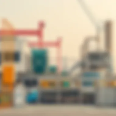 Modern industrial facilities in Ajman Industrial Area 1 highlighting advanced infrastructure.