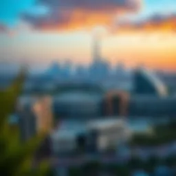 Stunning skyline view of Al Barsha Heights