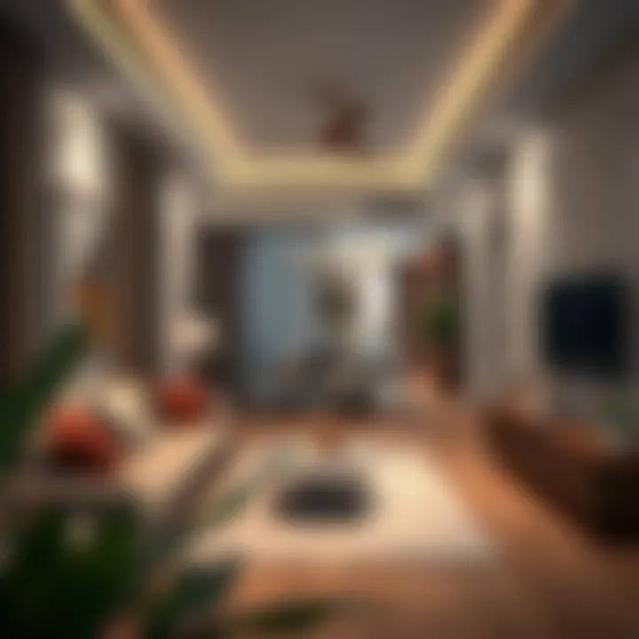 Modern living space in a Bur Dubai apartment