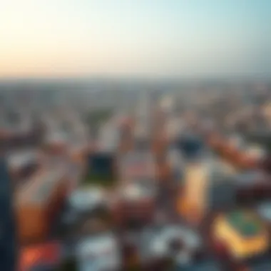 Aerial View of اسواق ند الشبا Aerial view of اسواق ند الشبا showcasing its vibrant community