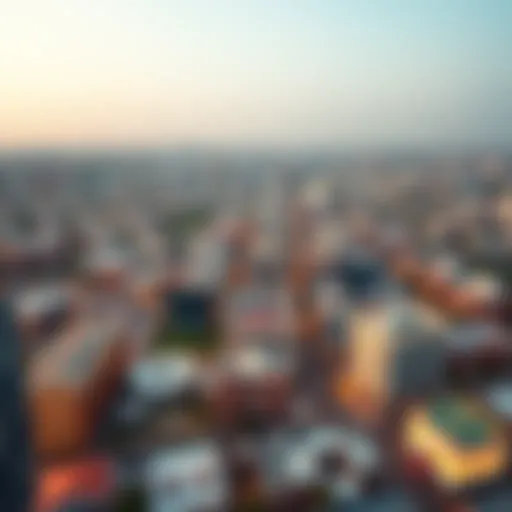 Aerial View of اسواق ند الشبا Aerial view of اسواق ند الشبا showcasing its vibrant community