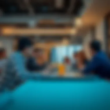Opportunities for Professional Networking Networking event in a coworking space