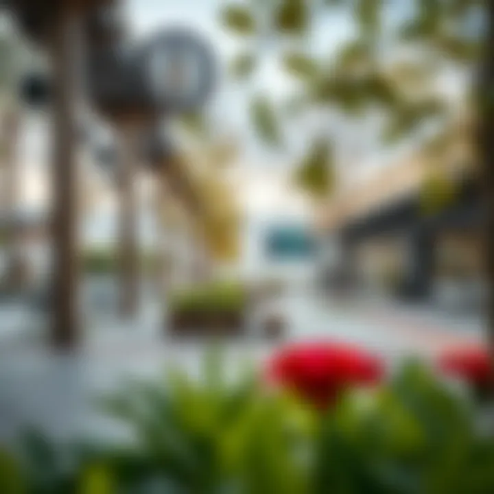 Vibrant community spaces around DSO Lake with recreational activities