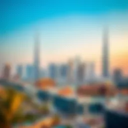 Stunning skyline of Dubai showcasing luxury real estate