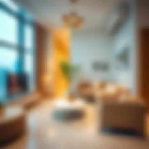 Stylish Living Area in Deira Flats Elegant living space in Deira