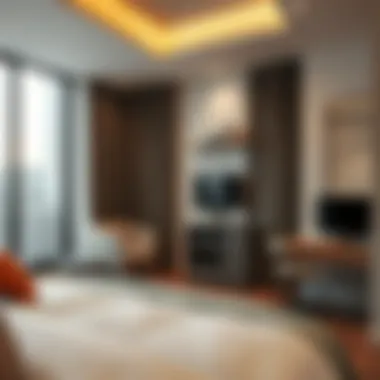 Budget Hotel Accommodation in Tourist Club Area Cozy budget hotel room with modern amenities