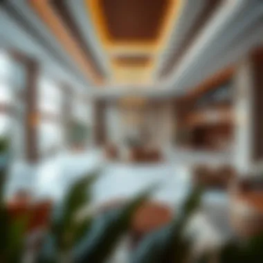 Luxury Hotel Lobby in Tourist Club Area Elegant hotel lobby showcasing luxury accommodation