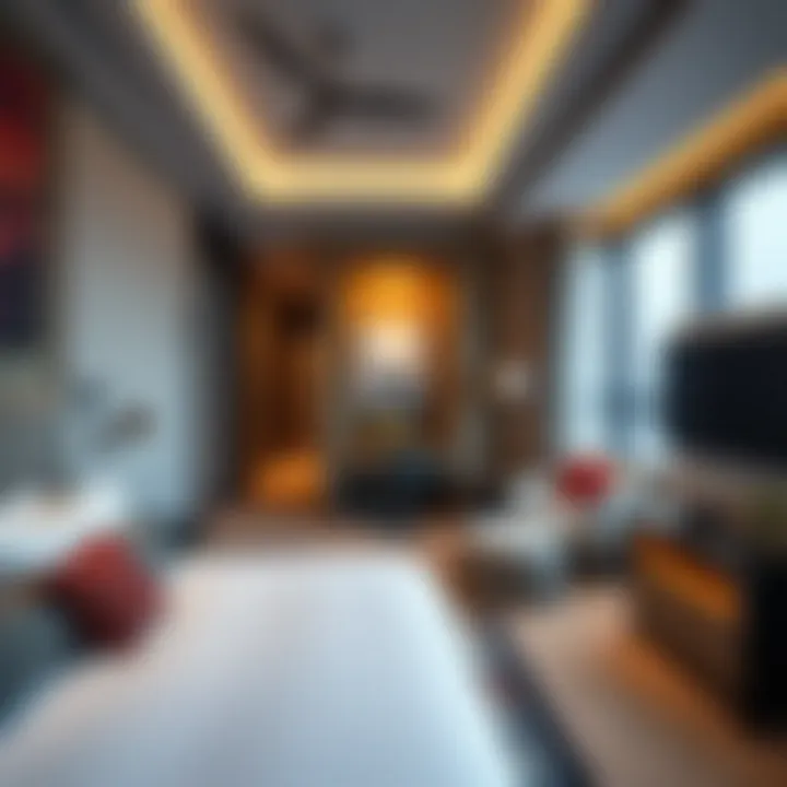 Luxurious guest room designed for comfort and relaxation