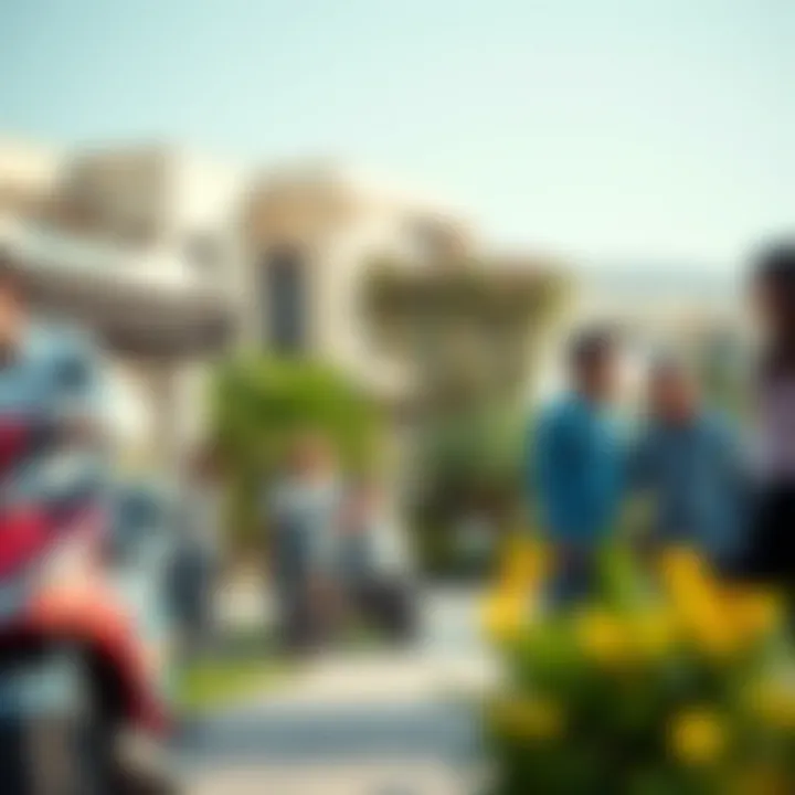 Vibrant community lifestyle in a Jumeirah Hills neighborhood