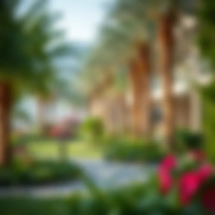 Lush green parks and recreational areas in Jumeirah Hills