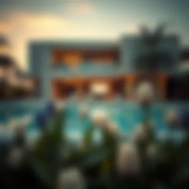 Luxurious villa showcasing modern architectural design