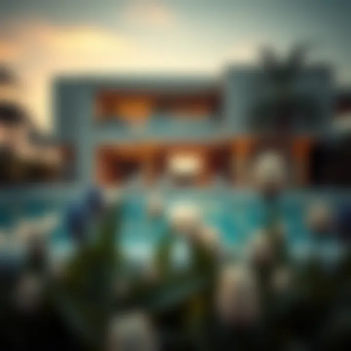 Luxurious villa showcasing modern architectural design