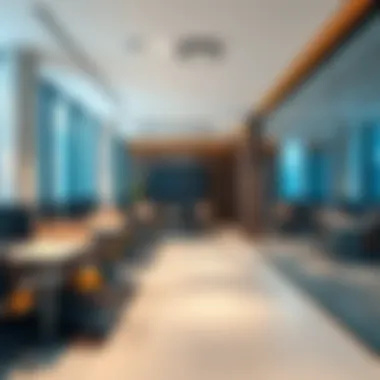 Modern Office Interior in Nakheel Dragon Mart Interior of a modern office space in Nakheel Dragon Mart