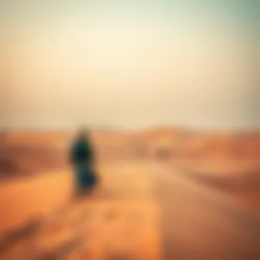 A serene landscape of the Arabian Desert inviting adventure seekers
