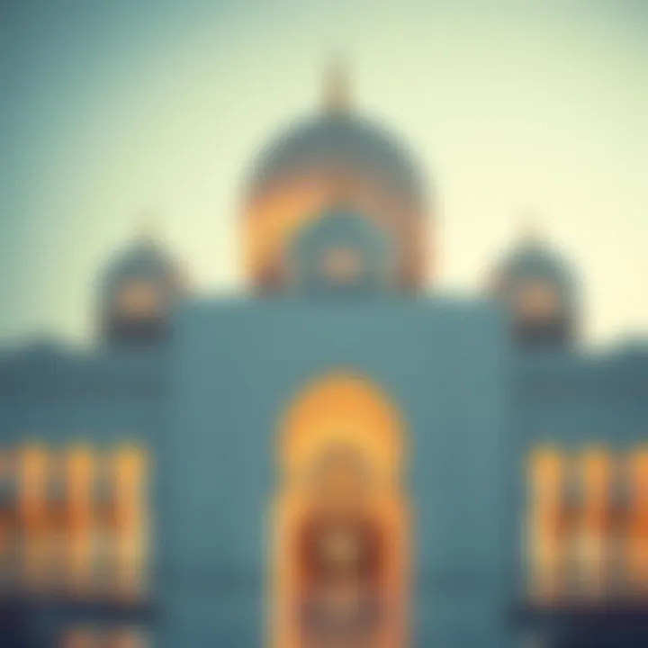 The stunning architecture of the Sheikh Zayed Grand Mosque representing cultural richness