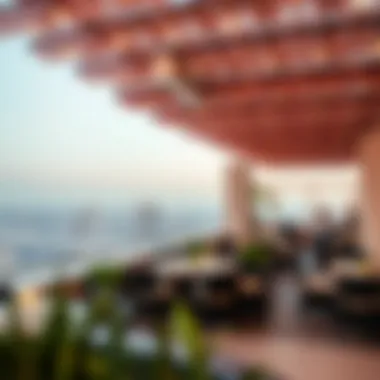 Rooftop Venue with City Views A luxurious rooftop venue with panoramic views of the city, ideal for a glamorous wedding celebration.