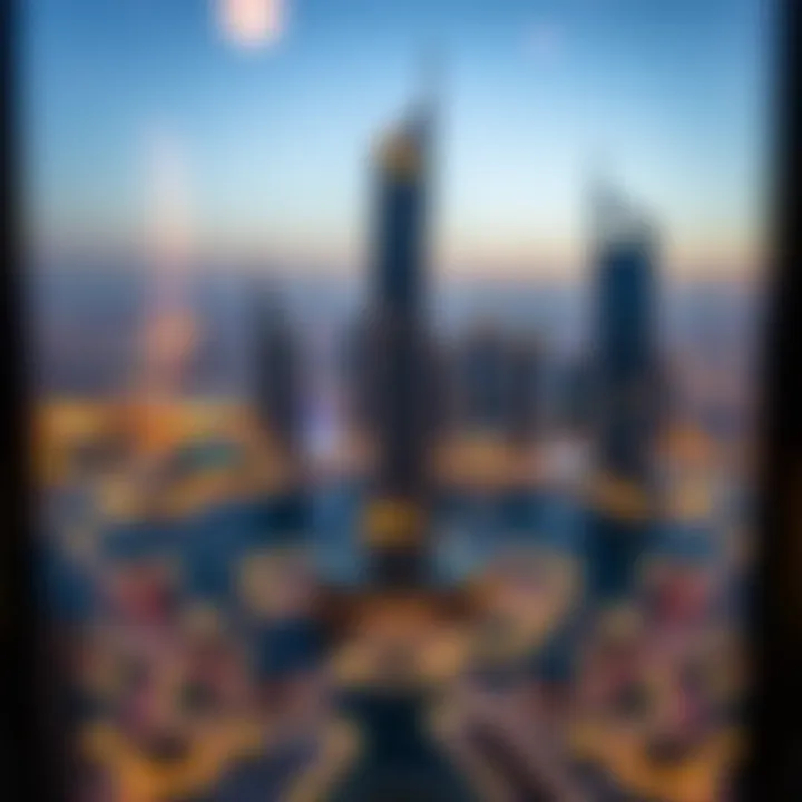 Strategic Location of Prime Tower in Dubai Map highlighting Prime Tower's strategic location in Dubai