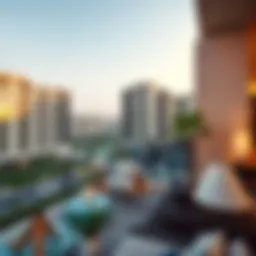 Stunning view of Dubai Investment Park showcasing modern accommodations